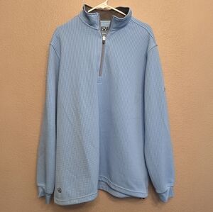 Men's Scottsdale Troon Country Club Light Blue Quarter-Zip Sweater